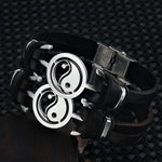 Leather Spiritual Bracelet - Vignette | Yin Yang Paradise