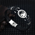 Leather Spiritual Bracelet - Vignette | Yin Yang Paradise