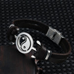 Leather Spiritual Bracelet - Vignette | Yin Yang Paradise