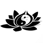 Yin Yang Lotus Car Sticker - Vignette | Yin Yang Paradise