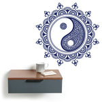 Yin Yang Mandala Art on Wall - Vignette | Yin Yang Paradise