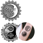 Mandala Temporary Tattoo - Vignette | Yin Yang Paradise