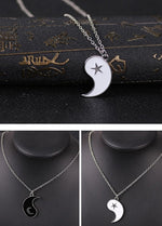 Moon and Star Friendship Necklace - Vignette | Yin Yang Paradise