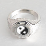 Octagon Gold Yin Yang Ring - Vignette | Yin Yang Paradise