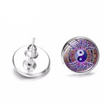Psychedelic Yin Yang Earrings - Vignette | Yin Yang Paradise