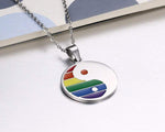 Rainbow Yin Yang Necklace - Vignette | Yin Yang Paradise