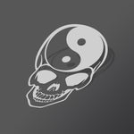 Skull Yin Yang Decal - Vignette | Yin Yang Paradise