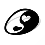 Small Yin Yang Sticker - Vignette | Yin Yang Paradise