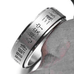 Spinning Buddhist Mantra Ring - Vignette | Yin Yang Paradise