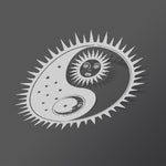 Sun and Moon Car Sticker - Vignette | Yin Yang Paradise