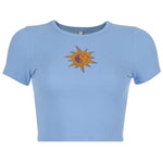 Sun Yin Yang Crop Top - Vignette | Yin Yang Paradise