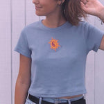 Sun Yin Yang Crop Top - Vignette | Yin Yang Paradise