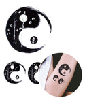 Taoist Temporary Tattoo - Vignette | Yin Yang Paradise