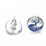 Yin Yang Tree of Life Stud Earrings - Vignette | Yin Yang Paradise