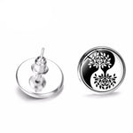 Tree Stud Earrings - Vignette | Yin Yang Paradise
