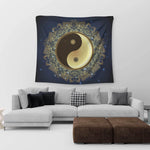 Trippy Yin Yang Tapestry - Vignette | Yin Yang Paradise
