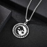 Wolf Yin Yang Necklace - Vignette | Yin Yang Paradise