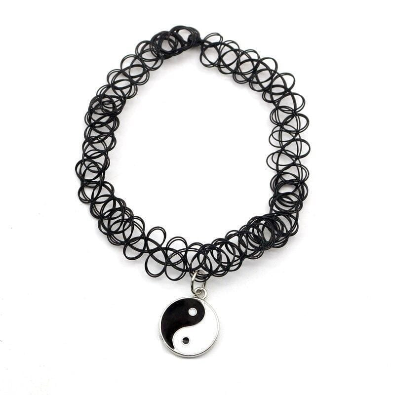 Yin Yang Choker Necklace