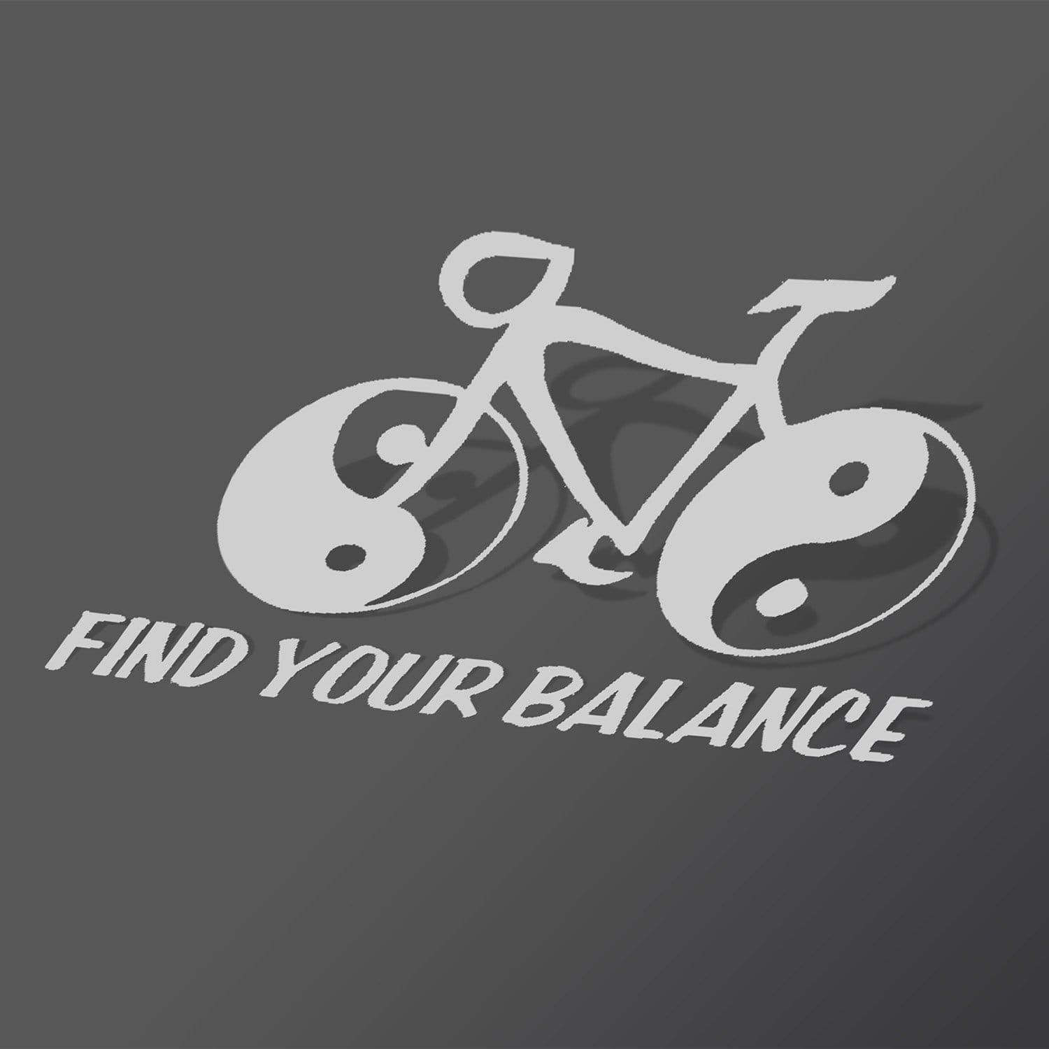 yin yang laptop sticker