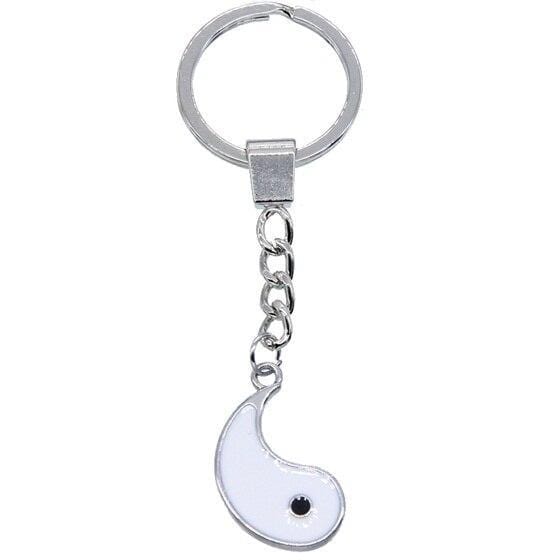 yin yang keychain couple