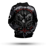Yin Yang Dragon and Tiger Hoodie - Vignette | Yin Yang Paradise