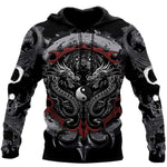 Yin Yang Dragon and Tiger Hoodie - Vignette | Yin Yang Paradise