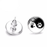 Yin Yang Earrings Cat's Paw - Vignette | Yin Yang Paradise