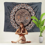 Yin Yang Mandala Tapestry - Vignette | Yin Yang Paradise