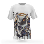 Yin Yang Owl Tee Shirt - Vignette | Yin Yang Paradise