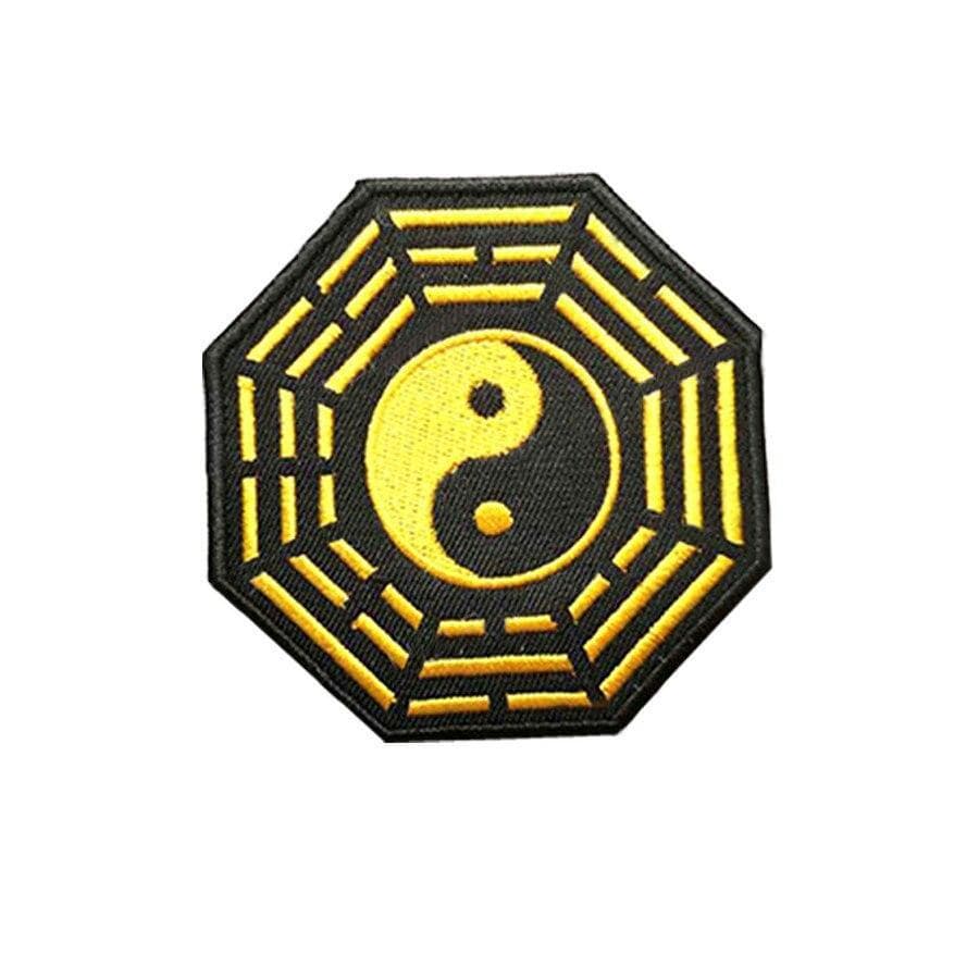 yin yang patch gold