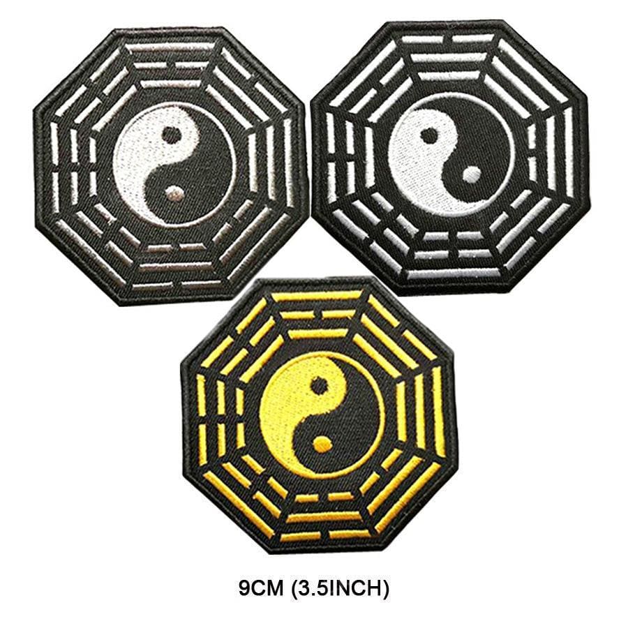 yin and yang patches