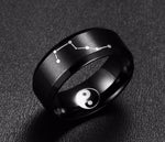 Tai Chi Yin Yang Men's Ring - Vignette | Yin Yang Paradise