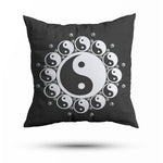 Yin Yang Throw Pillow - Vignette | Yin Yang Paradise