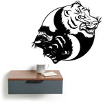 Yin Yang Tiger Wall Art - Vignette | Yin Yang Paradise