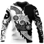 Yin Yang Viking Wolf Hoodie - Vignette | Yin Yang Paradise