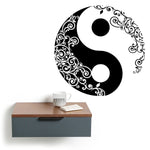 Black and White Cherry Blossom Wall Art - Vignette | Yin Yang Paradise