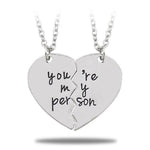 You're My Person Necklace - Vignette | Yin Yang Paradise