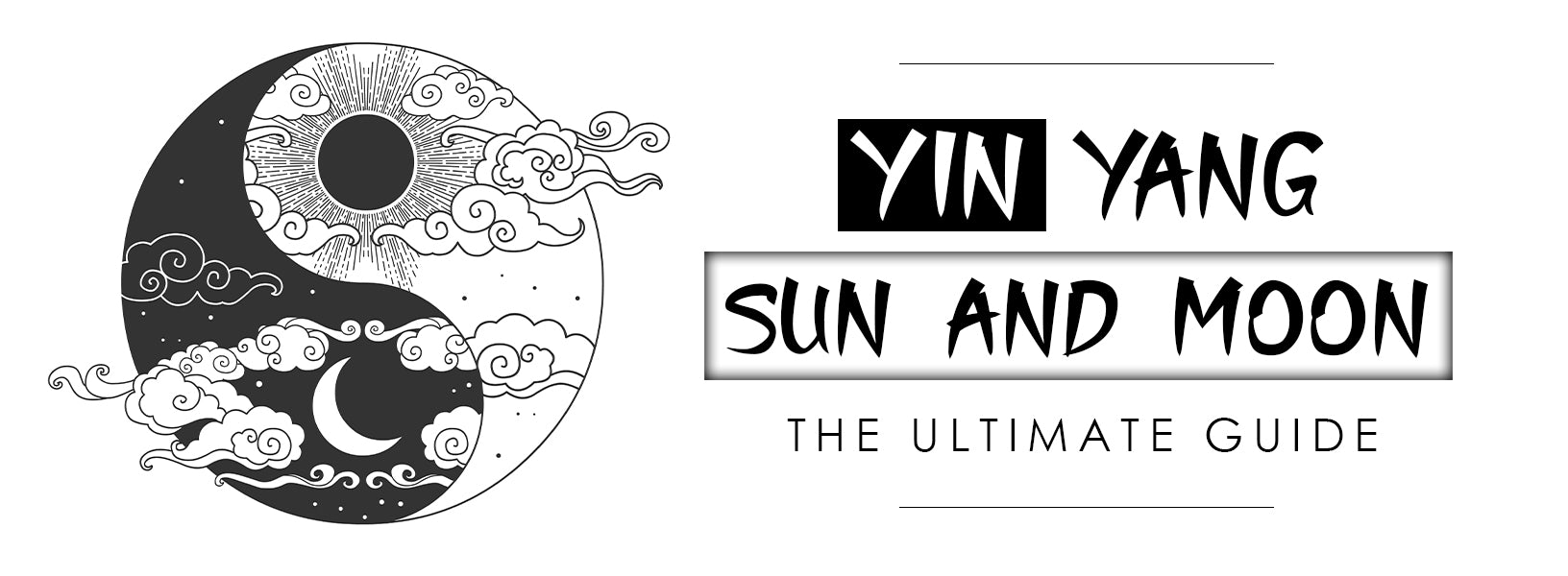 Yin Yang Sun and Moon