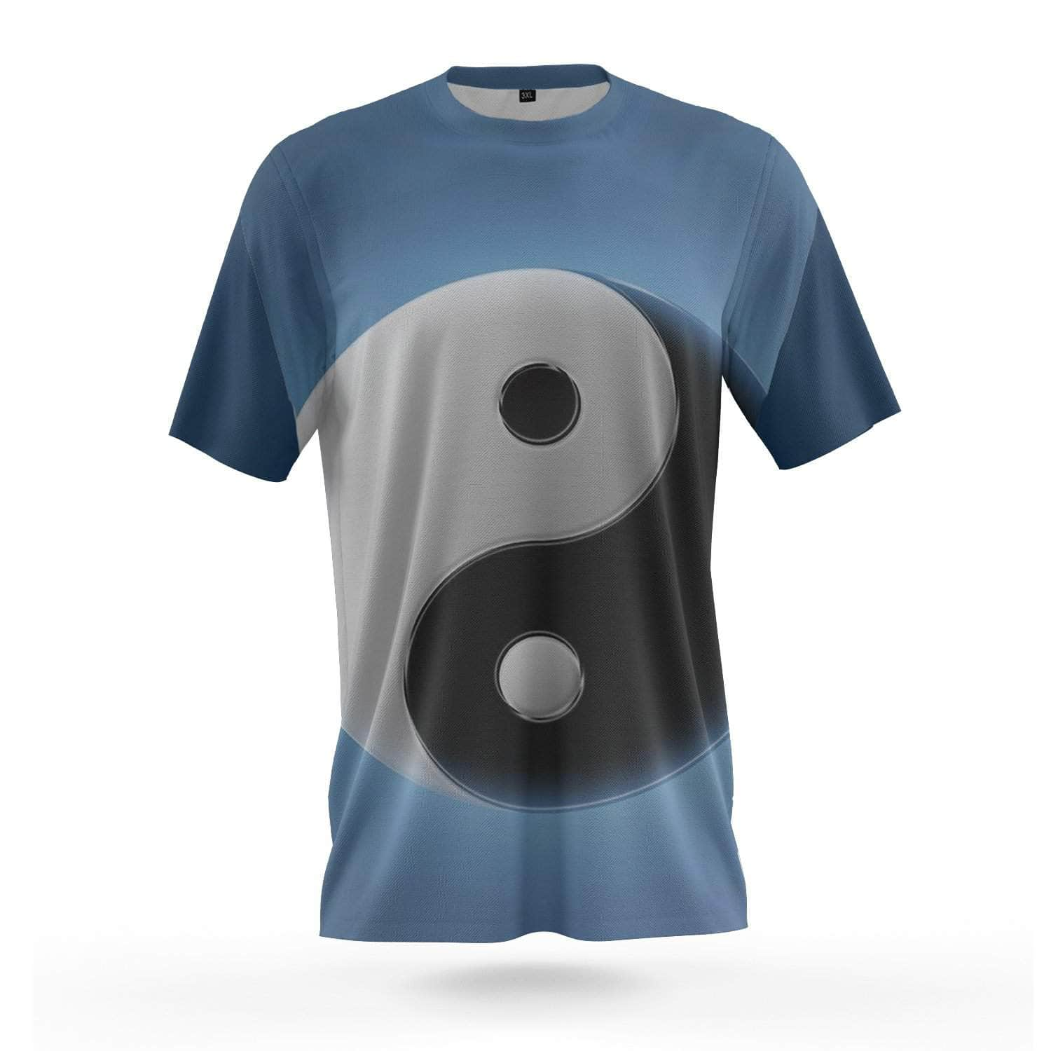 Yin and Yang - White Negative Space Design Premium T-Shirt