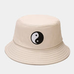 White Yin Yang Bucket Hat