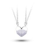 magnetic heart necklace set