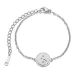 yin yang silver bracelet