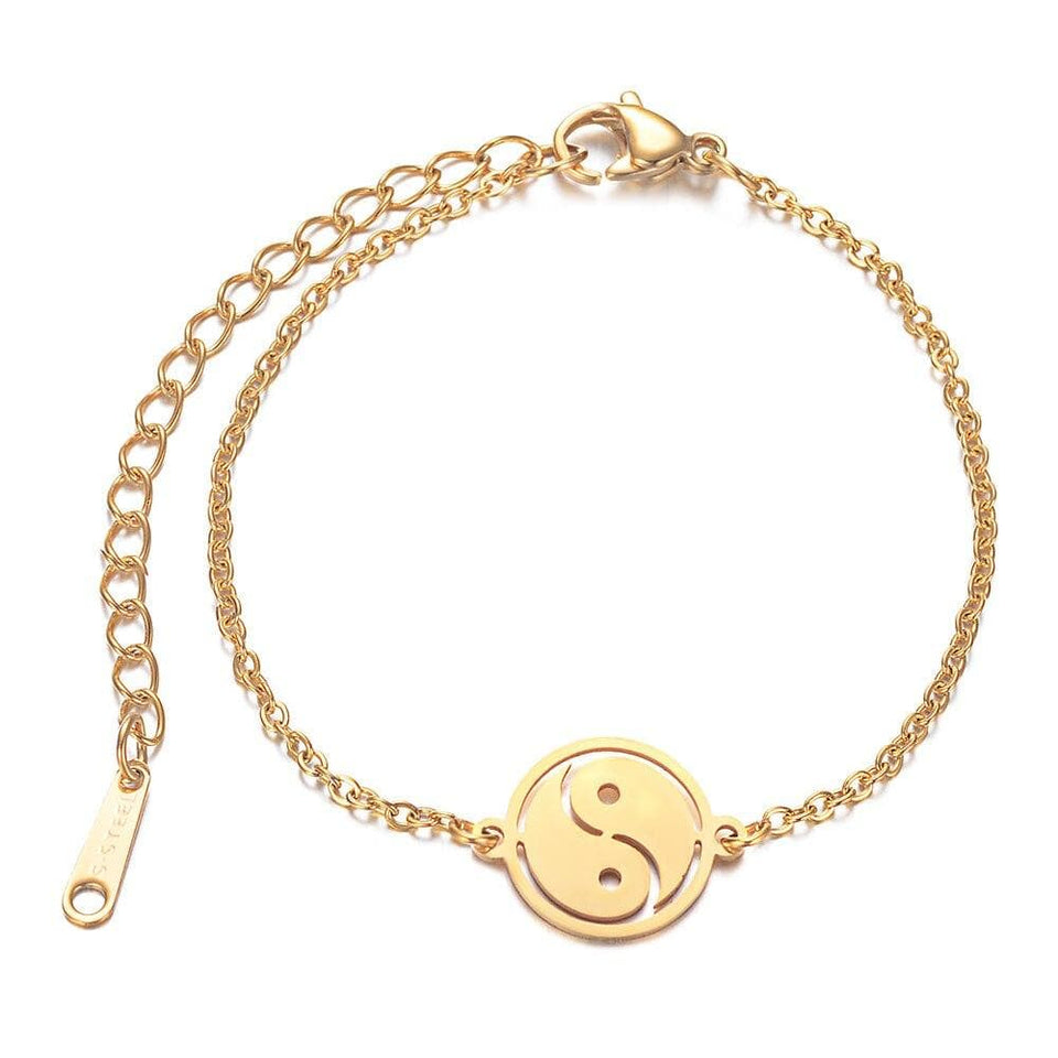 Yin Yang Bracelet Gold