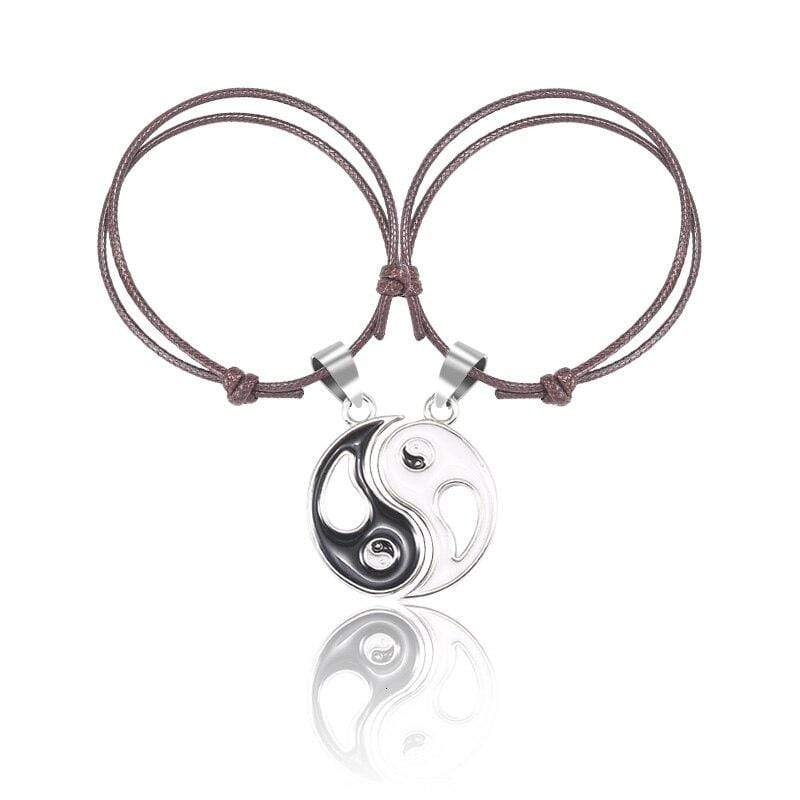 yin and yang bracelet 2 piece