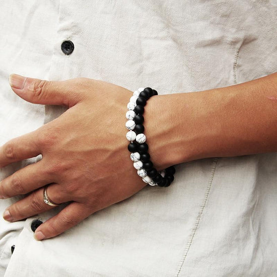 black and white bracelets