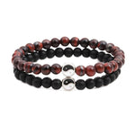 red yin yang bracelet