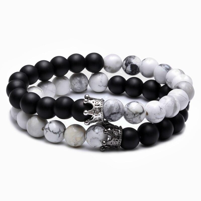 mens crown bracelet