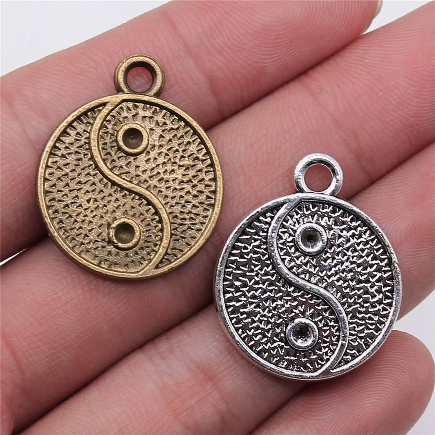 yin and yang charms