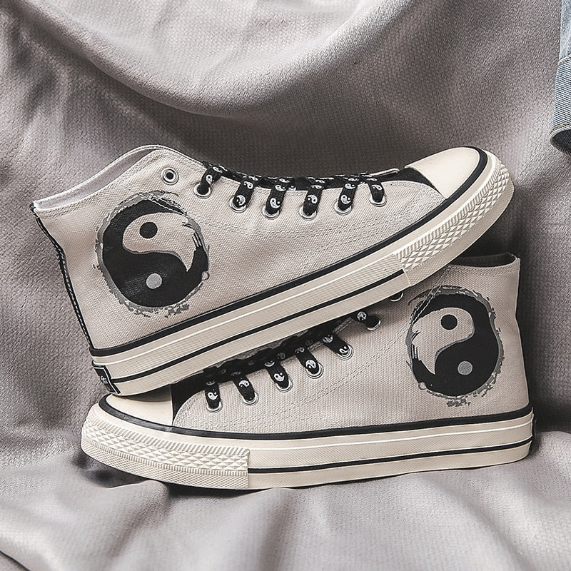 Converse yin yang white sale