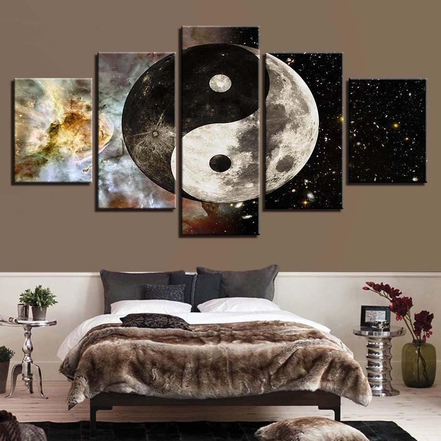 yin yang moon diamond painting